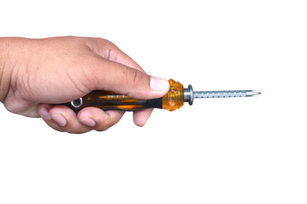 手持式螺丝刀在隔离上图片下载