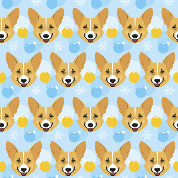 寒假包装纸。抽象无缝图案背景。图片下载