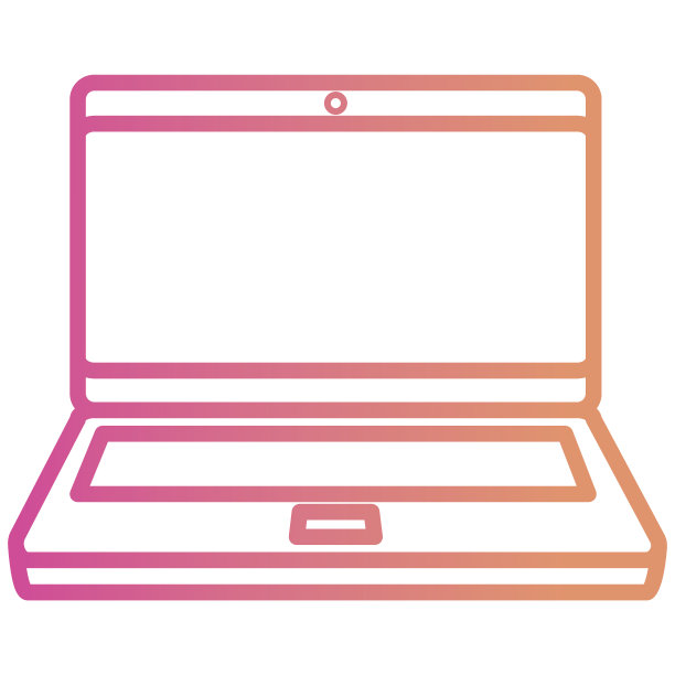 笔记本电脑隔离图标图片下载