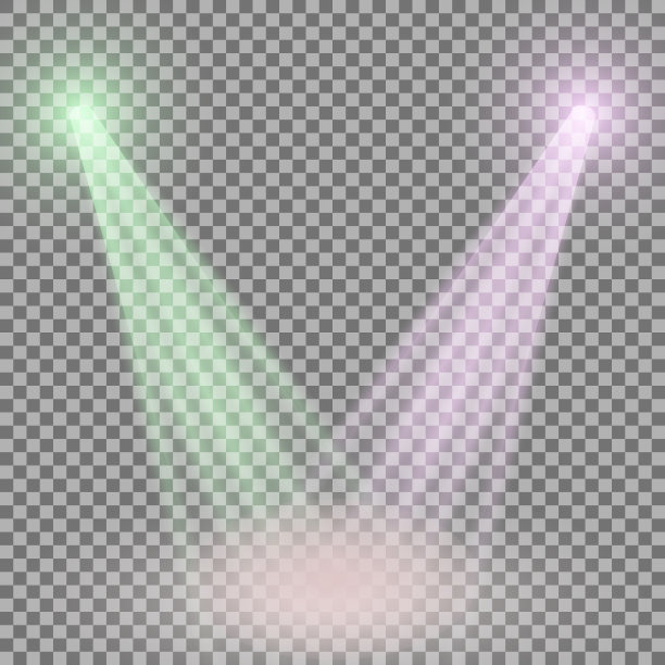 矢量聚光灯，灯光效果图片下载