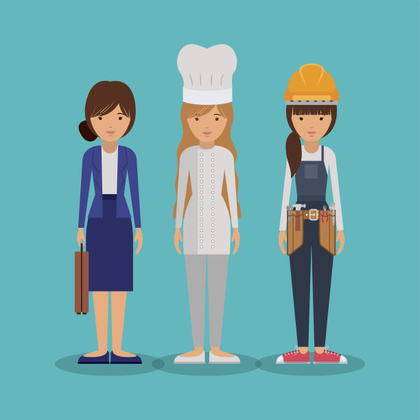 职业女性设计图片下载