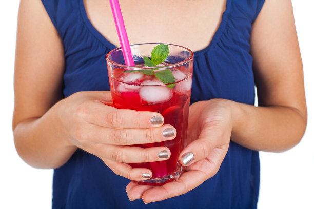 近距离图片的覆盆子饮料图片下载