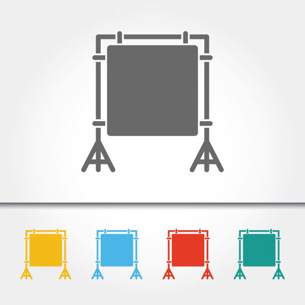 图片工作室背景图标矢量插图图片下载