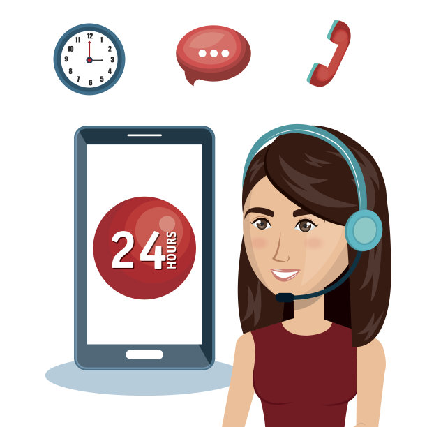 客户服务代理在线工作图片下载