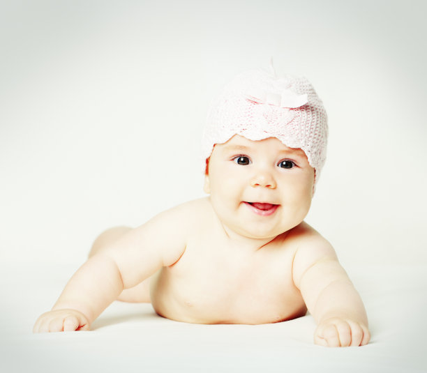 快乐宝贝，美丽的艺术肖像图片下载