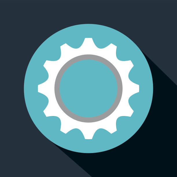 齿轮设置机械图标图片下载