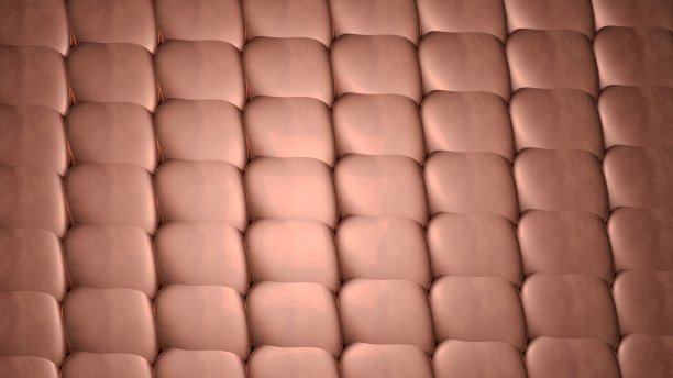 铜，无缝图案背景。3 d渲染图图片下载