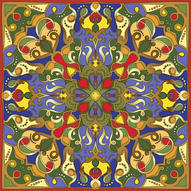 色彩鲜艳的手帕图片下载