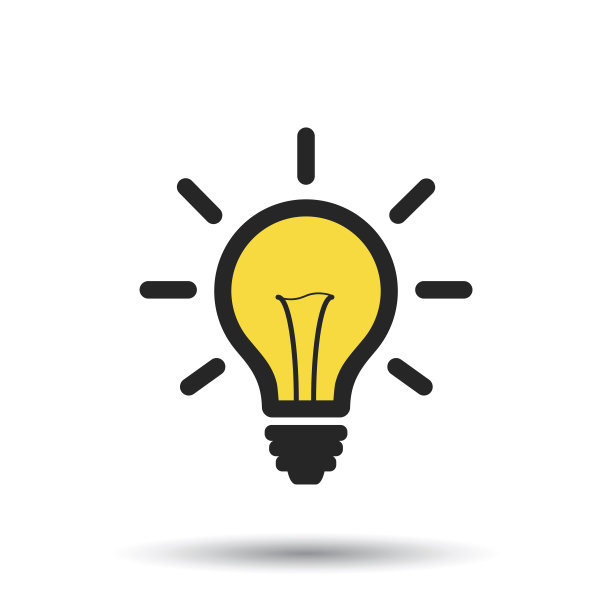 灯泡线图标矢量，孤立在白色背景上。观念符号，解决方案，思想概念。照明灯具插图平面风格的平面设计，网站图片下载