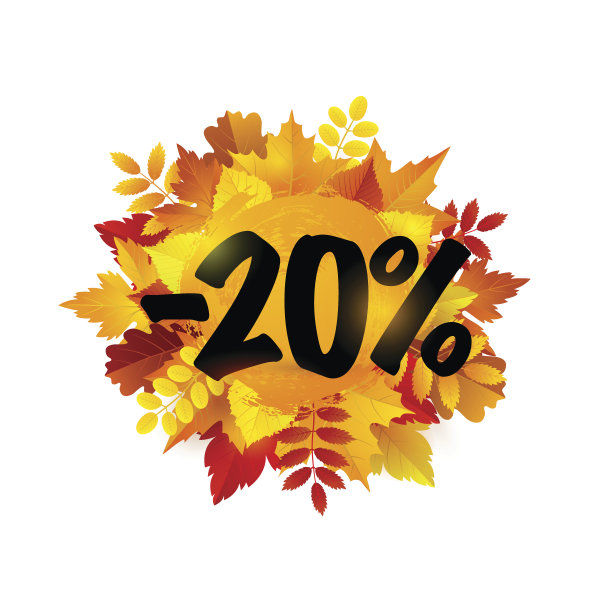 秋天出售标签图片下载