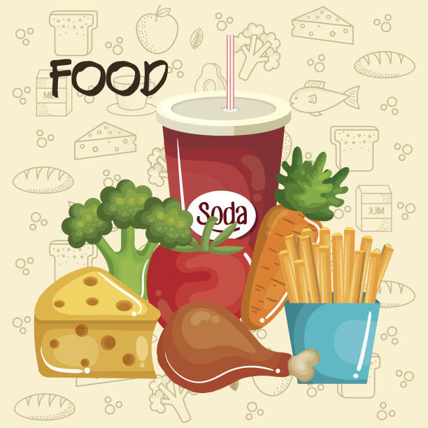 美味的食物设计图片下载