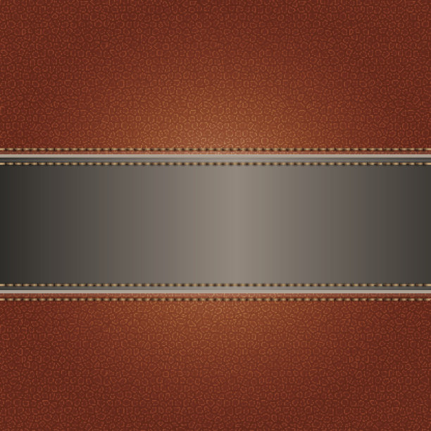 向量皮革深灰色和棕色的背景纹理插图。图片下载