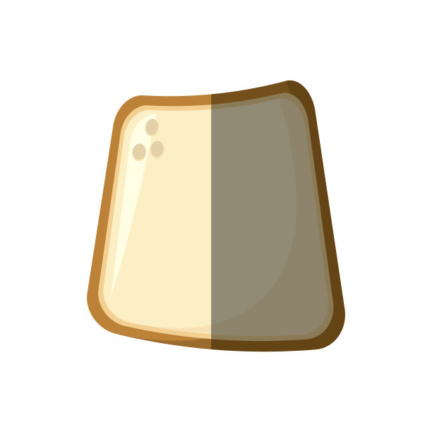 切片面包面包店阴影图片下载