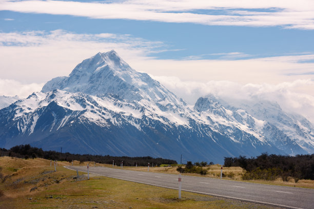 新西兰库克山的风景图片下载
