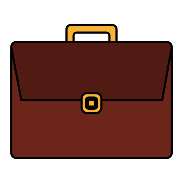 公事包孤立图标图片下载