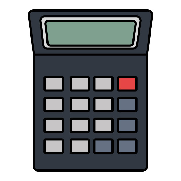计算器数学孤立图标图片下载