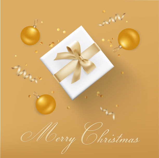圣诞快乐金色闪光背景为你的问候卡，传单，邀请，小册子，海报，横幅，日历在矢量图片下载