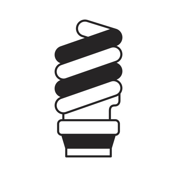 保存灯泡隔离图标图片下载