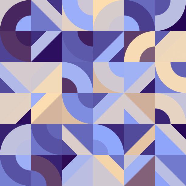 装饰几何形状无缝图案图片下载