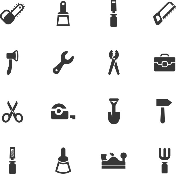工作工具图标集图片下载