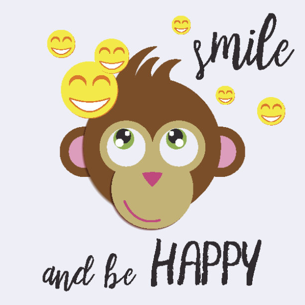 微笑并保持快乐图片下载