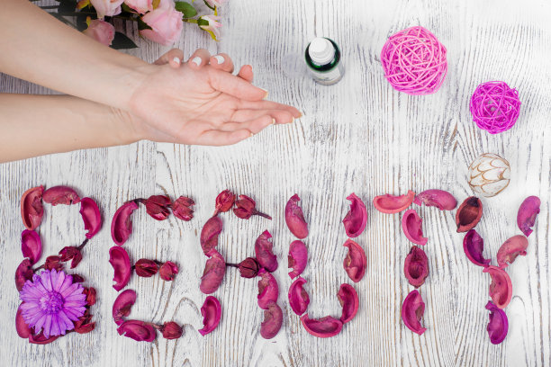 美女护手霜，专为手花图片下载