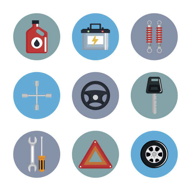 机修工服务套装图标图片下载