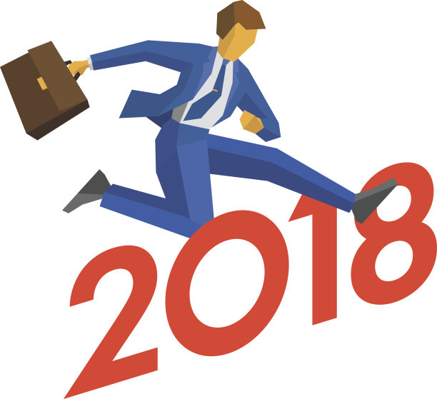 商人越过2018年的数字图片下载
