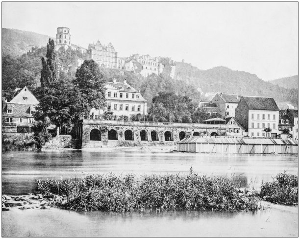 世界名胜古董照片：德国海德堡城堡图片下载