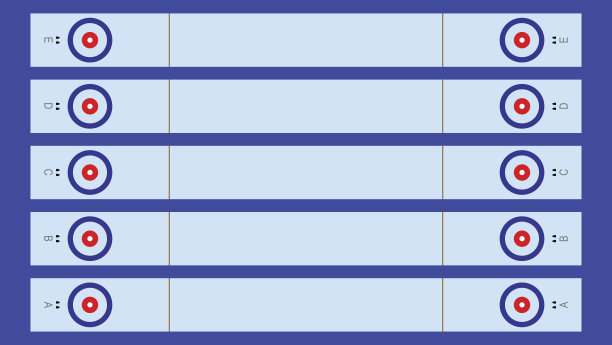 冰壶球场俯视图。冬季运动。平的孤立的元素图片下载