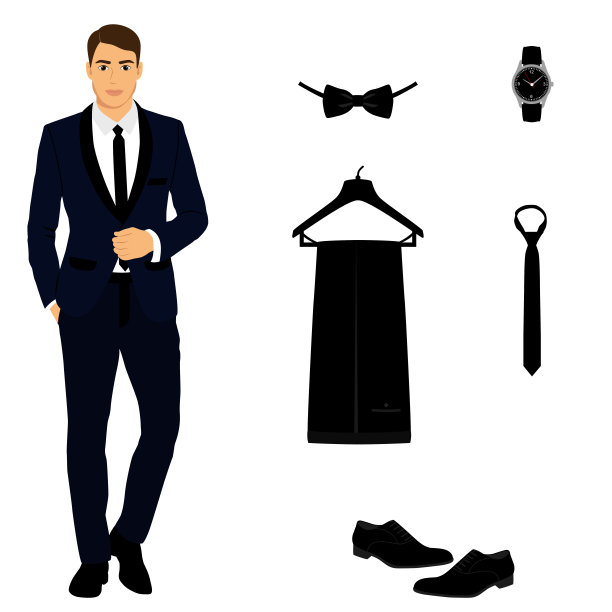 婚礼的人的集合。图片下载