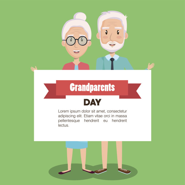 祖父母天设计图片下载