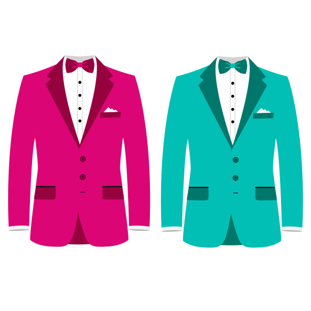 婚礼男士西服、燕尾服。图片下载