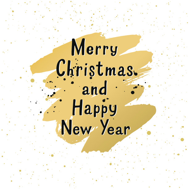 手绘圣诞节贺卡矢量素材图片下载