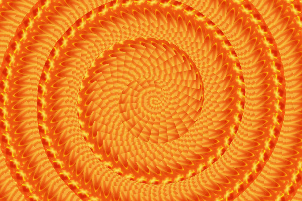 艺术橘色螺旋抽象背景图片下载