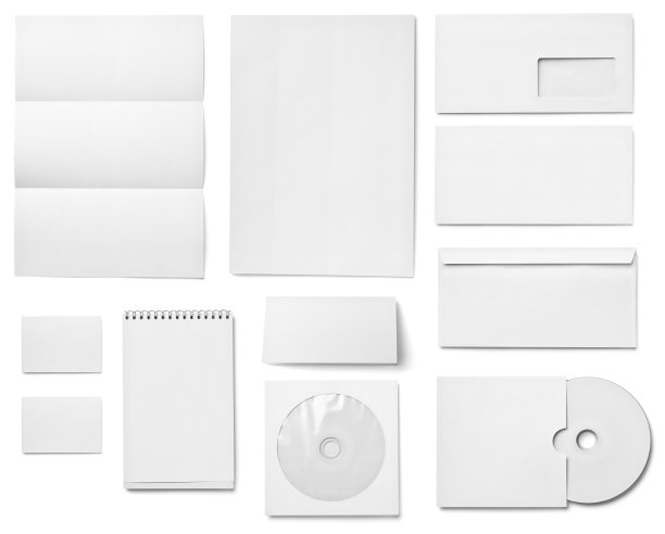 传单信名片白纸模板图片下载