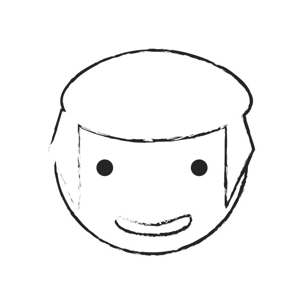 素描男子男性角色形象图片下载