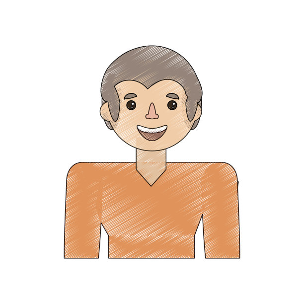 男人父亲形象绘画图片下载