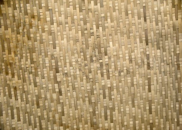 旧竹墙纹理为背景图片下载