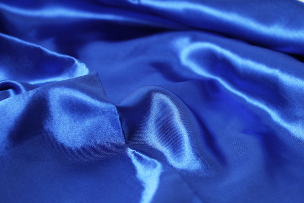 蓝色织物背景图片下载