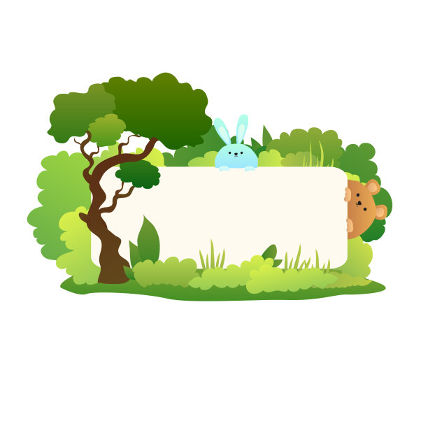 儿童模板与文本的位置图片下载