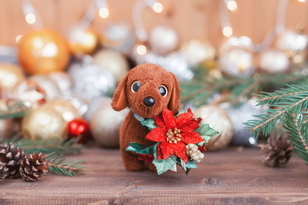 2018狗年，圣诞装饰品图片下载