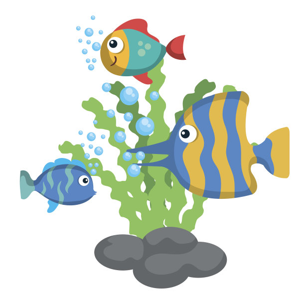 海洋生物的设计图片下载