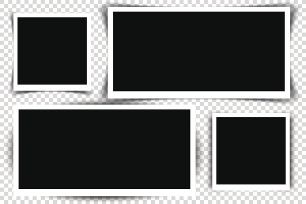 复古相框的阴影。矢量插图。EPS10图片下载