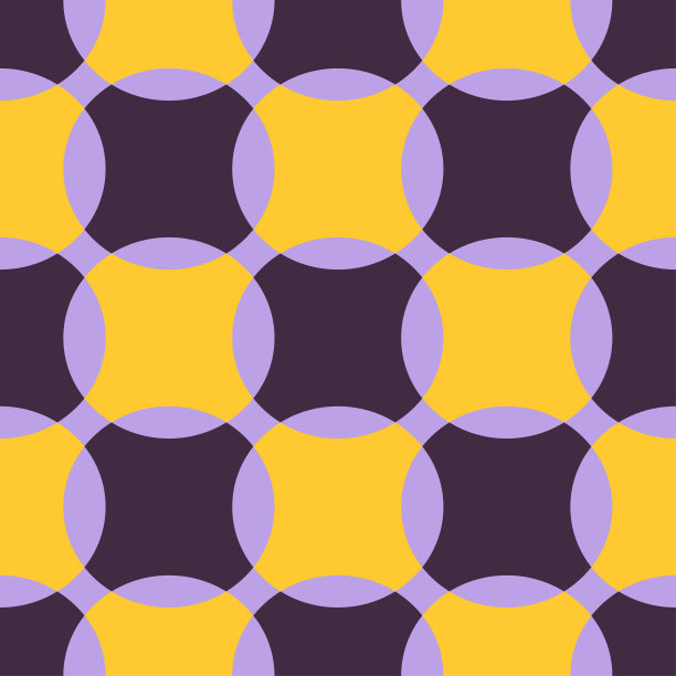 抽象几何圆无缝图案。图片下载