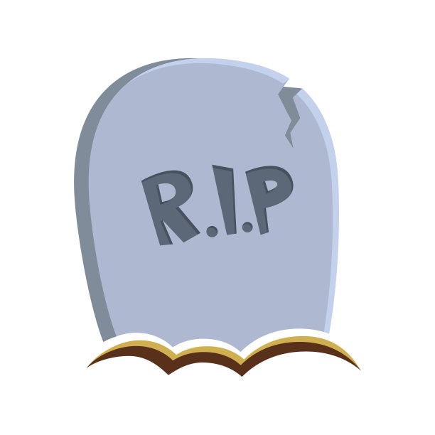 万圣节坟墓插图图片下载