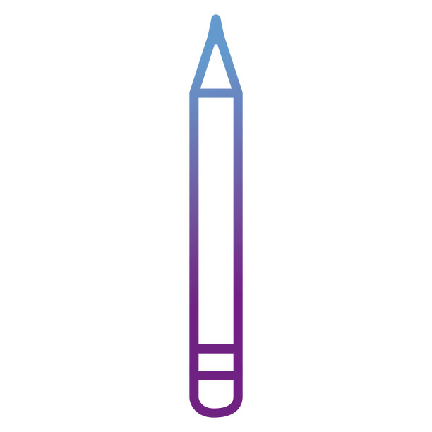 铅笔学校孤立的图标图片下载