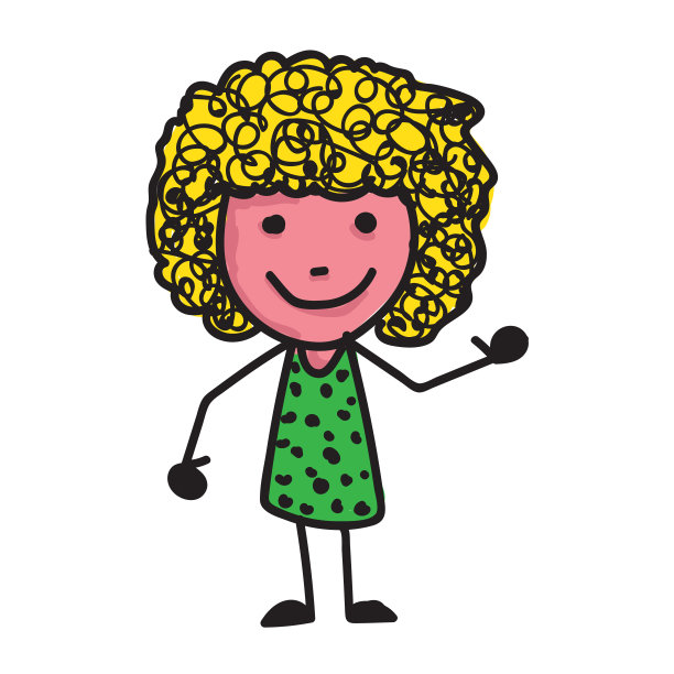 绘制卡通女人图片下载