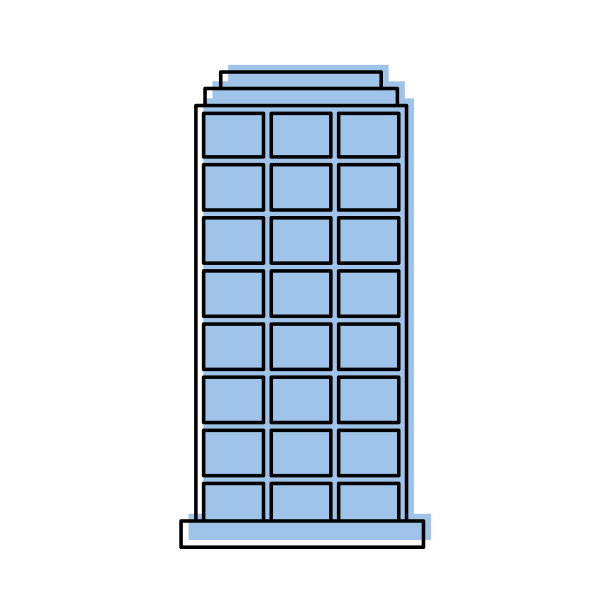 城市建筑结构商业或住宅建设图片下载