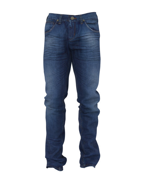 蓝色牛仔裤孤立图片下载